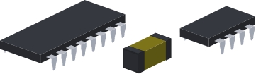 MLCC、MOSFET、IGBT、その他の電子部分の出荷用チップトレーの間に使用するスペーサー